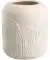 Vaas van keramiek wit