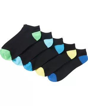 Sneakersokken in contrasterende kleuren