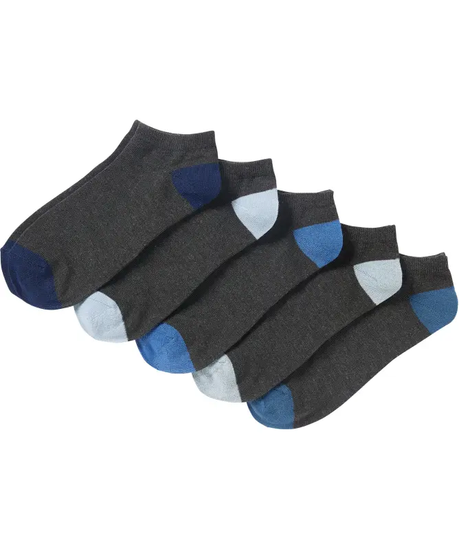 Sneakersocken in Kontrastfarben