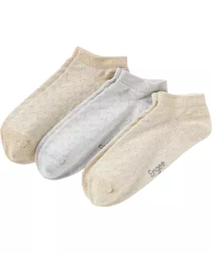 Sneakersocken mit Glitzerfäden