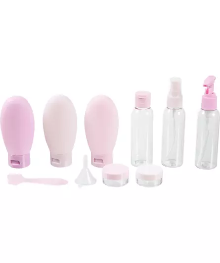 Beauty reisset in een zak met rits