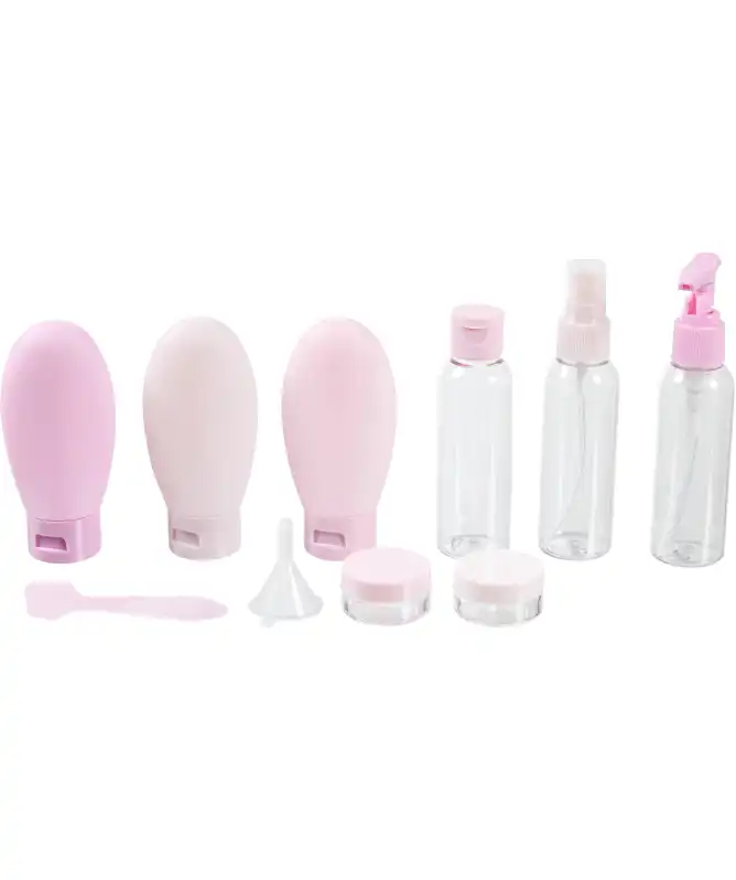 Reise-Flaschenset im Zipperbeutel