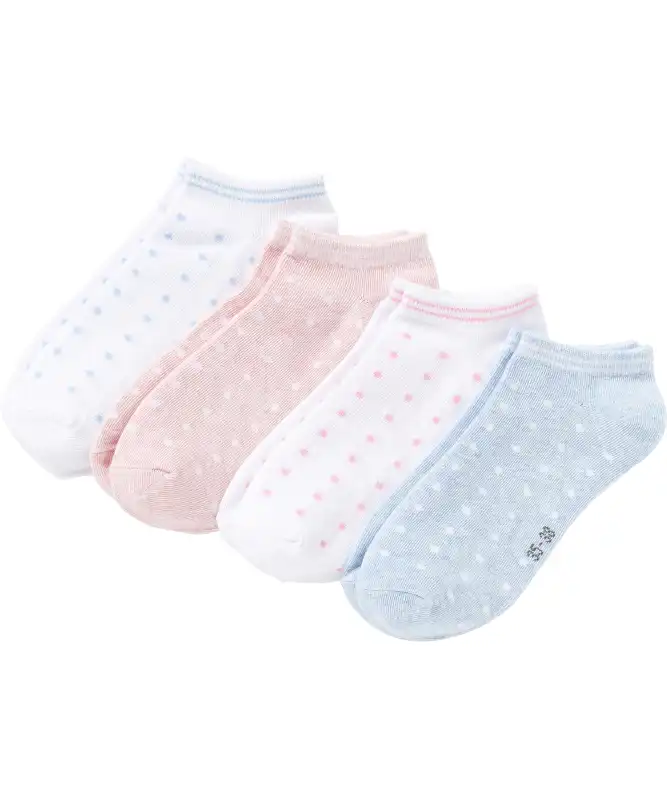 Gemusterte Sneakersocken