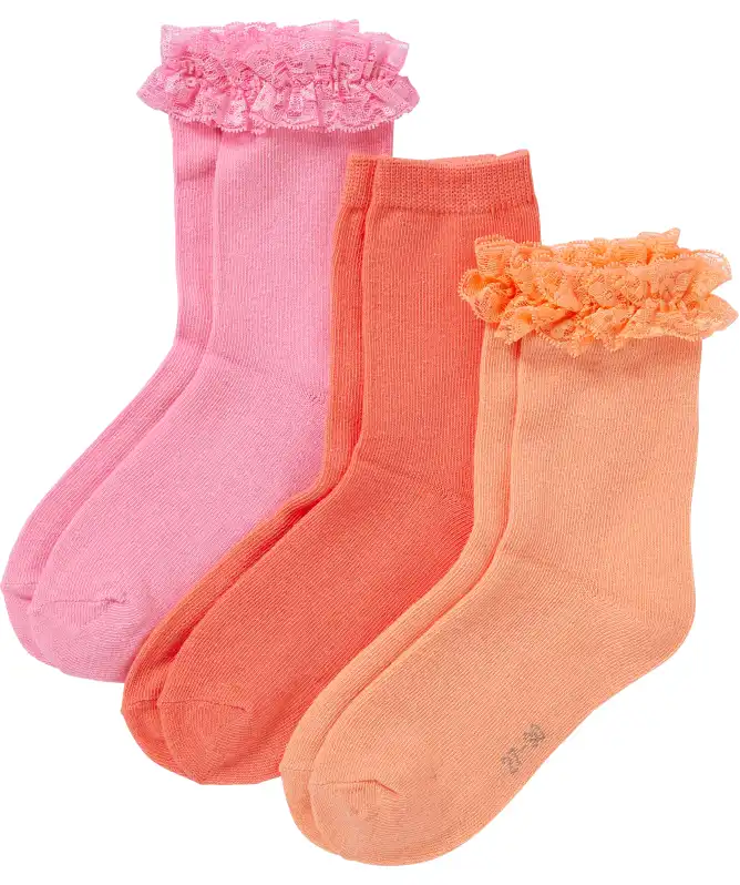 Socken mit Rüschen