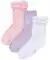 Socken mit Rüschen lila