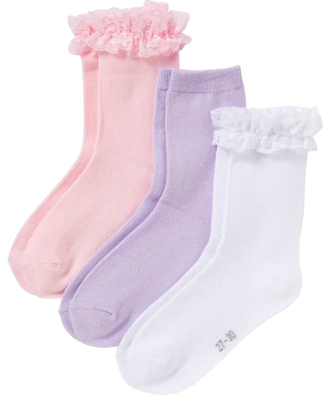 Socken mit Rüschen