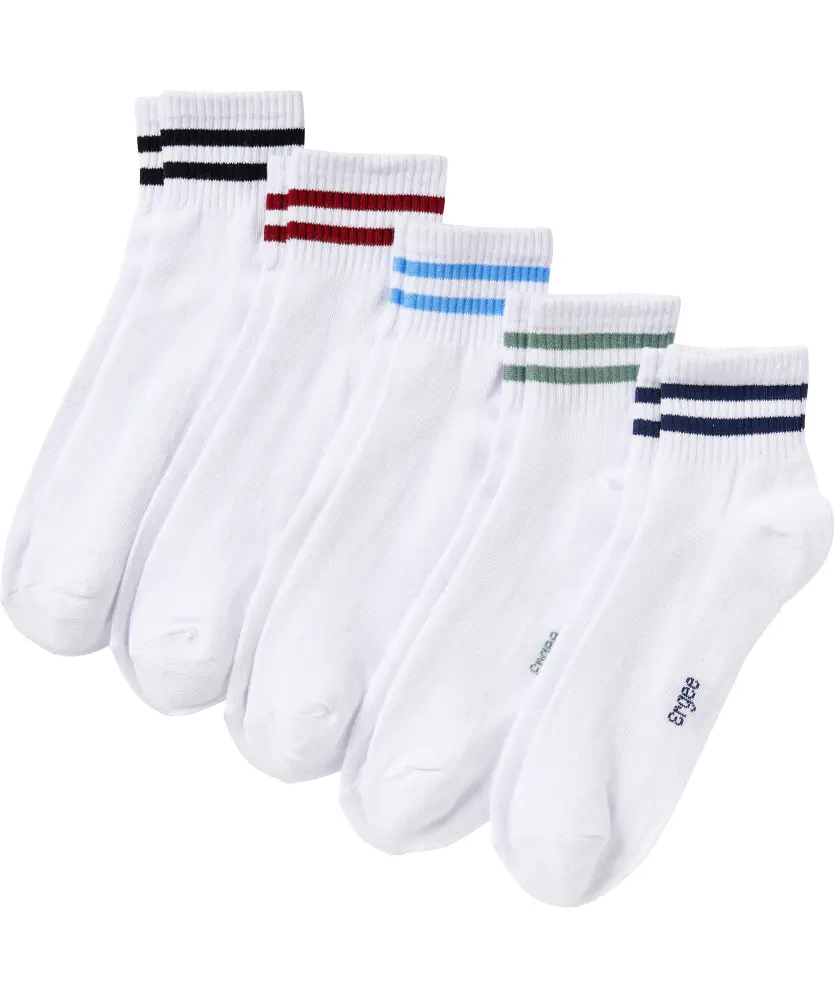Kurzschaftsocken mit Streifen 3er-Pack, Ergee