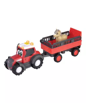 ABC Traktor mit Tieranhänger