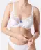 Bügel-BH mit Kontrastschleife weiß