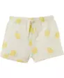 Musselin-Stirnband + T-Shirt + Musselin-Shorts Zitronen