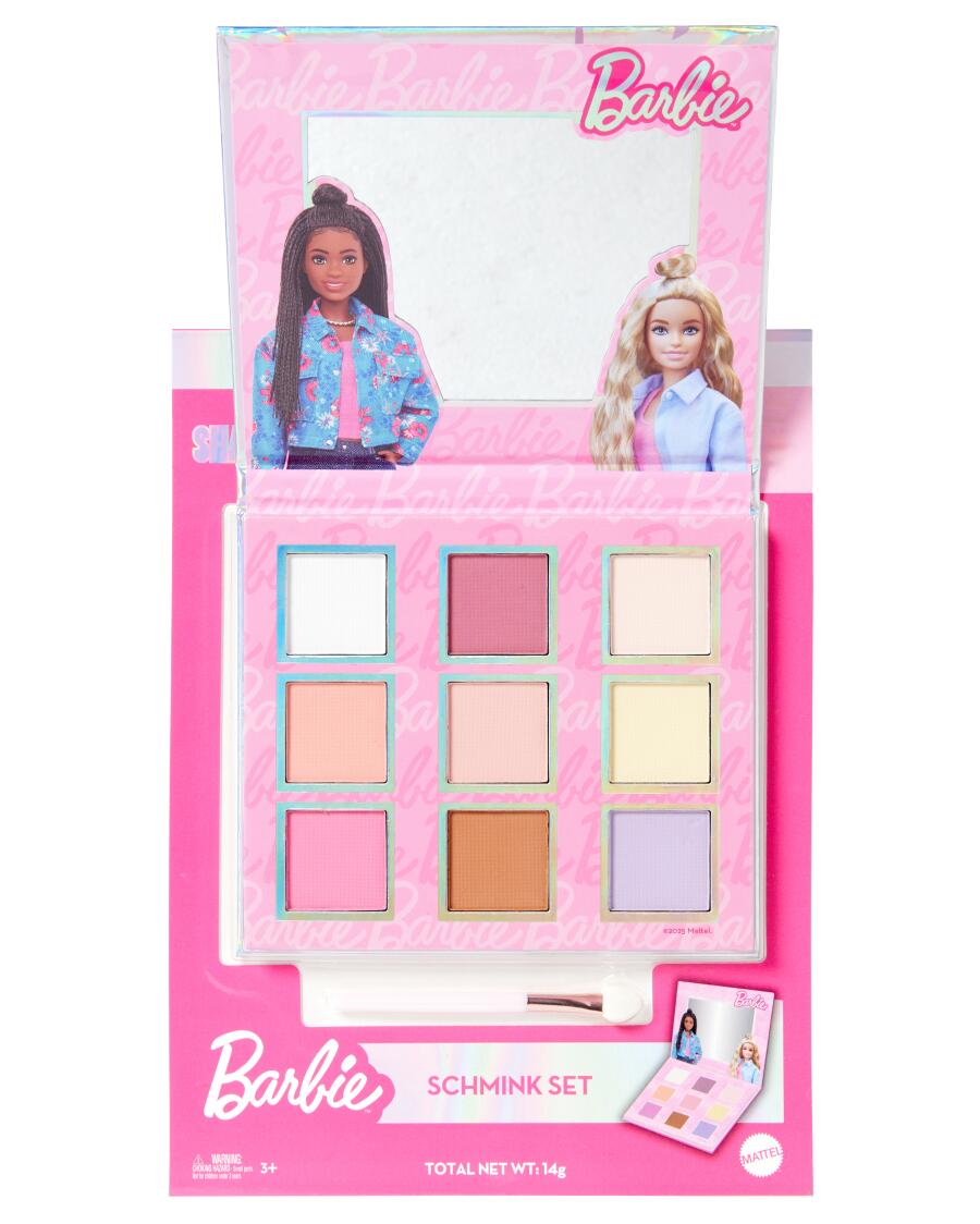 Paleta cieni do powiek Lalka-Barbie 9 kolorów