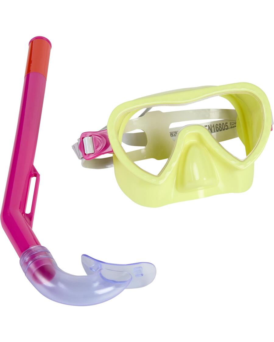 Schnorchelset für Kinder pink