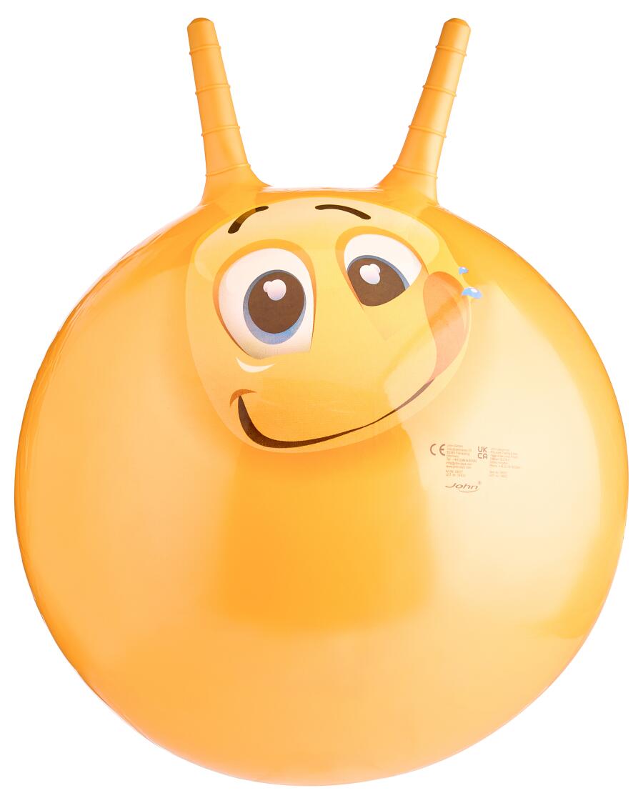 Skákací míč s držadly oranžová