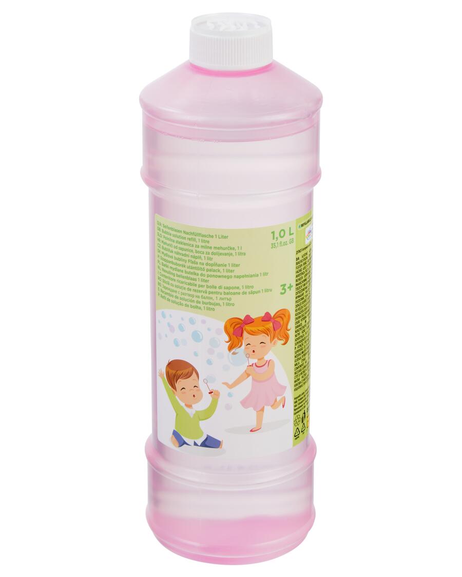 Seifenblasen-Nachfüllflasche pink