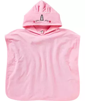 Badeponcho Einhorn