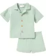Musselin-Shirt + Musselin-Shorts