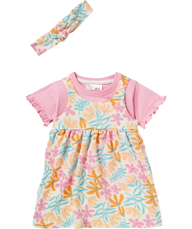 Kleid + T-Shirt + Haarband