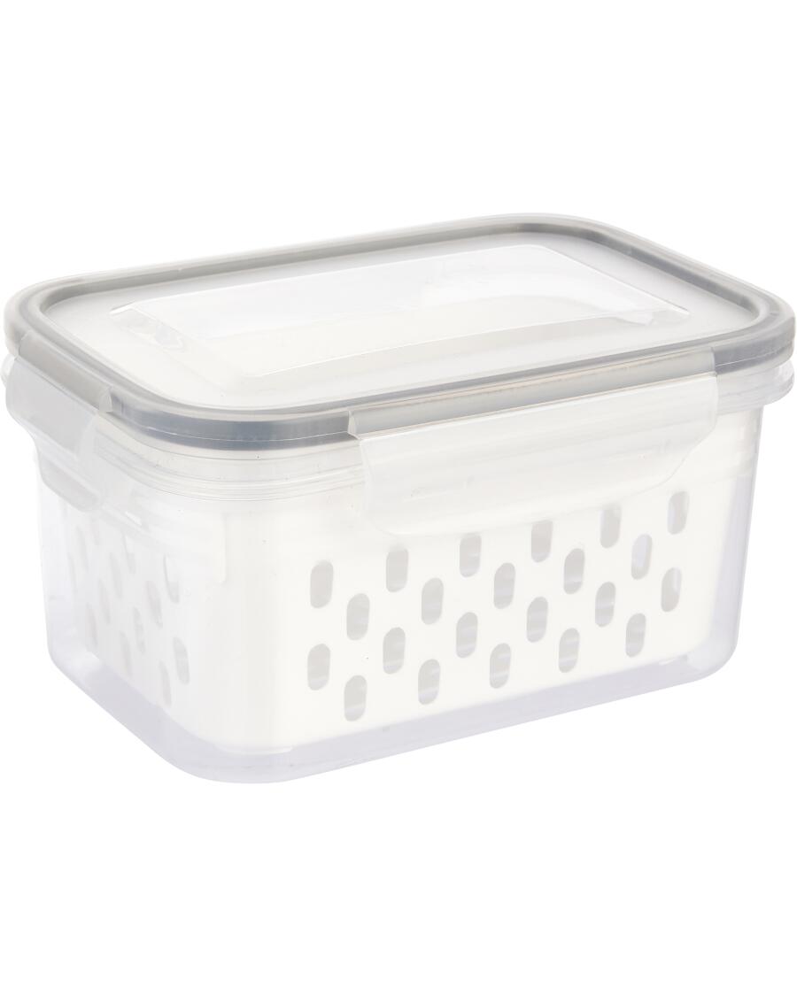 Vorratsdose mit Sieb transparent