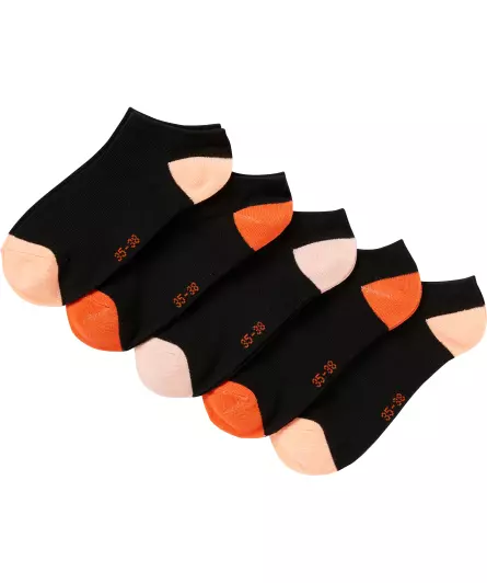 Sneakersocken mit Kontrastelementen