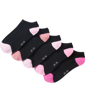 Sneakersocken mit Kontrastelementen