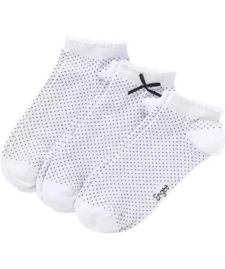 Gepunktete Sneakersocken