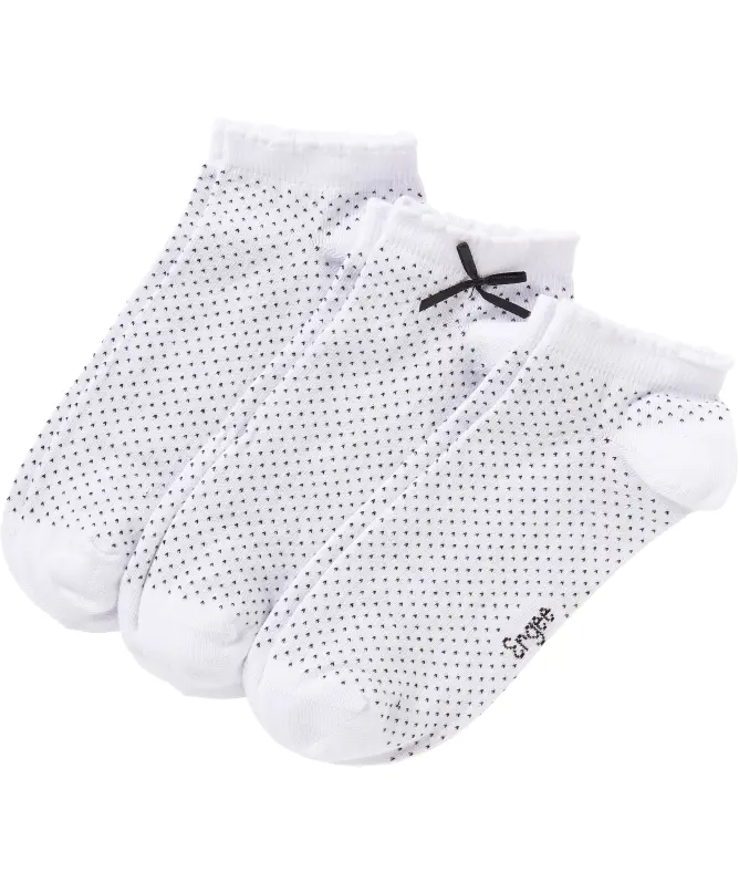 Gepunktete Sneakersocken