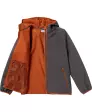 Dunkelgraue Softshelljacke
