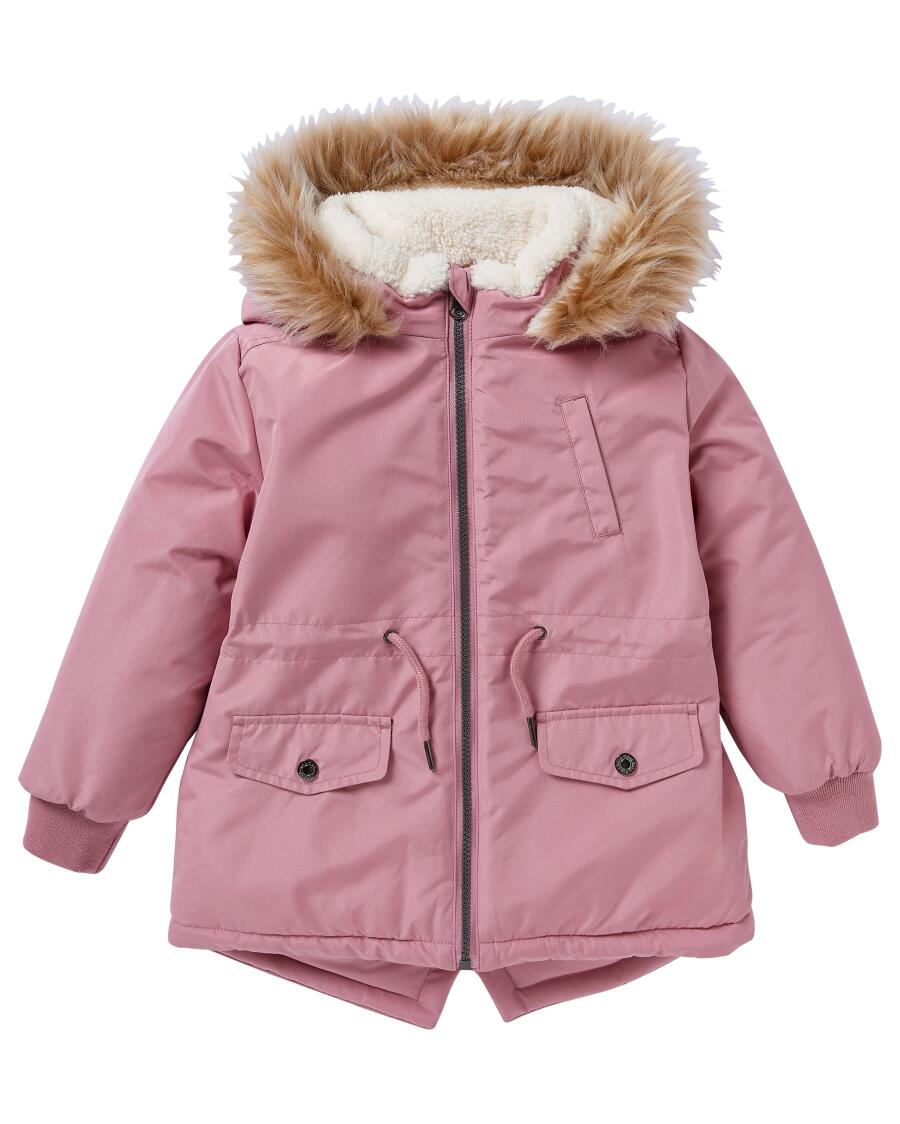 Parka mit Futter rosa