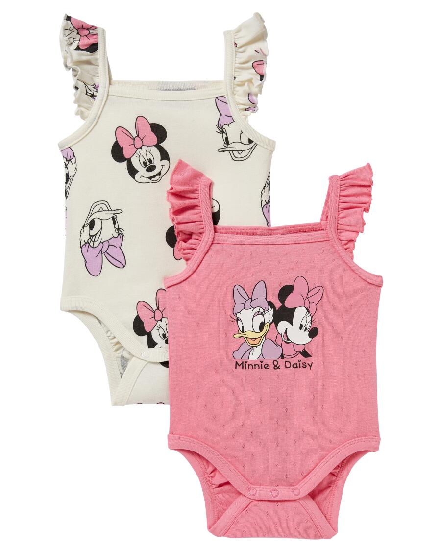 Minnie Mouse + Daisy Bodys pink
