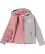 Strickfleecejacke in Melange