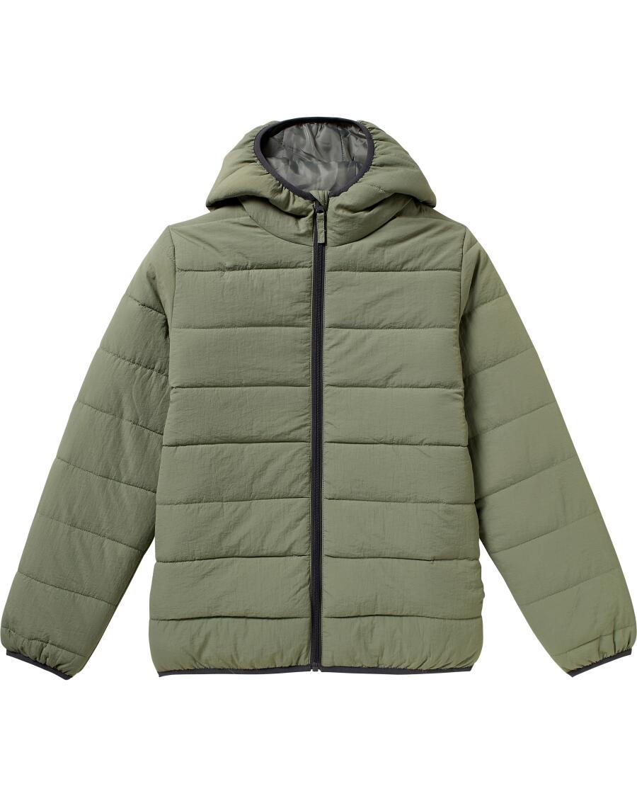 Leicht gefütterte Steppjacke hellkhaki
