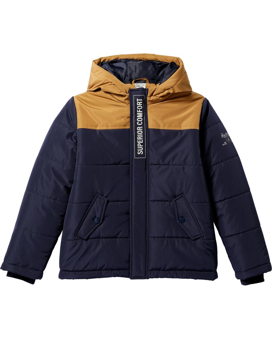 Wasserdichte Steppjacke dunkelblau