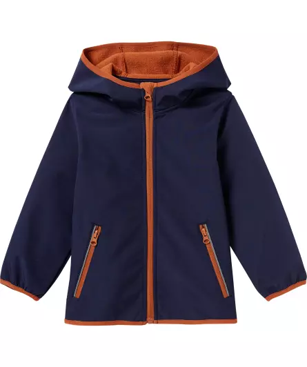Dunkelblaue Softshelljacke