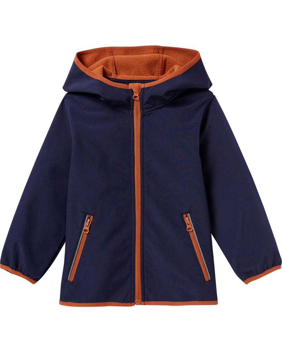 Dunkelblaue Softshelljacke dunkelblau