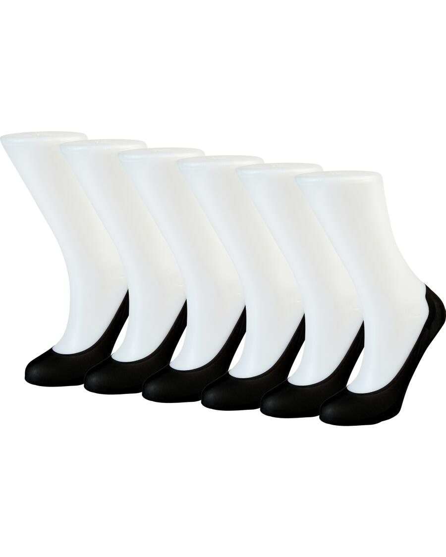 Nahtlose Füßlinge schwarz