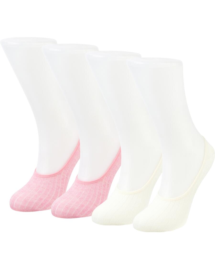 Gerippte Füßlinge rosa