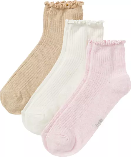 Kurzschaftsocken mit Wellenkante