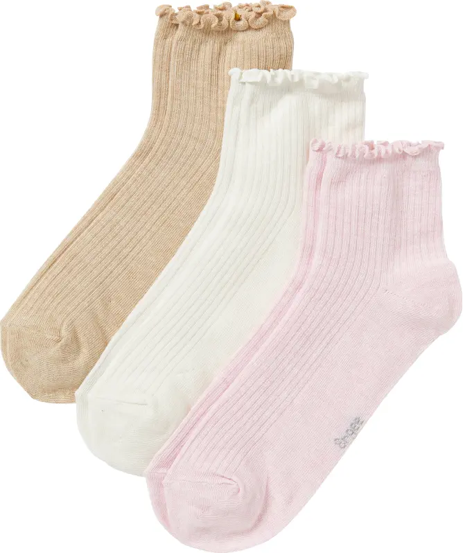 Kurzschaftsocken mit Wellenkante