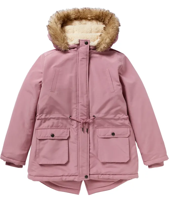 Parka mit Vokuhila-Saum