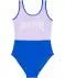 Badeanzug Colour-Blocking lila