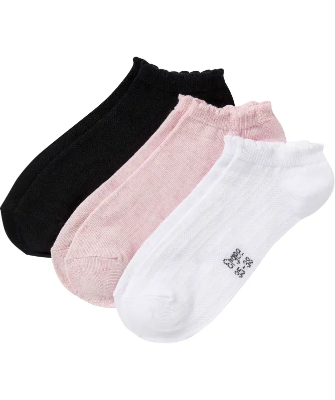 Sneakersocken mit Wellenkante