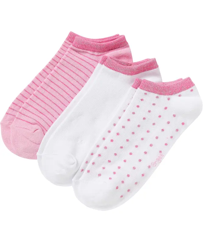 Sneakersocken mit Glitzergarn