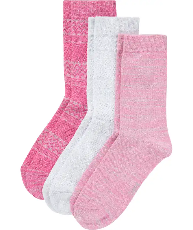 Socken mit Glitzergarn