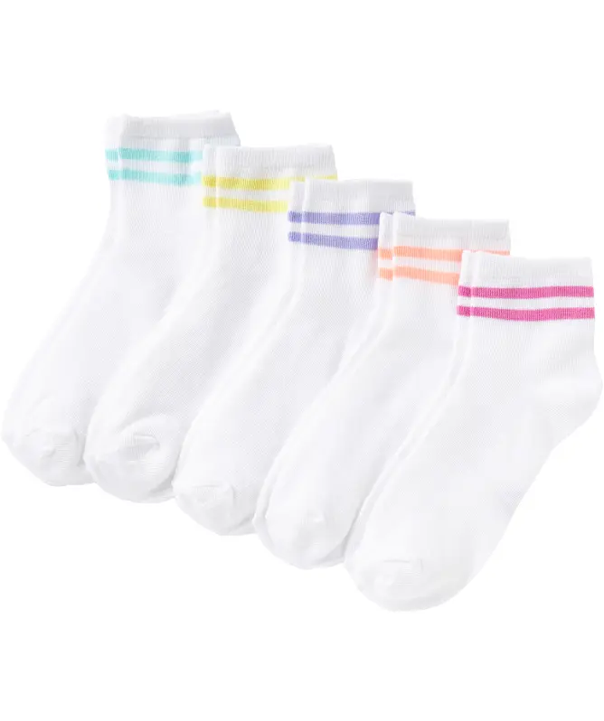 Socken mit Streifen