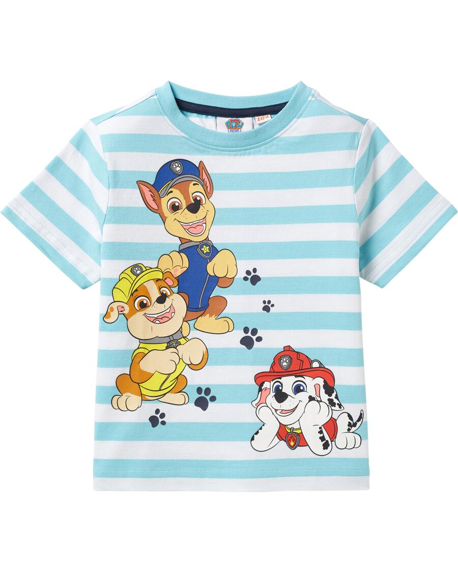 Paw Patrol T-Shirt weiß gestreift