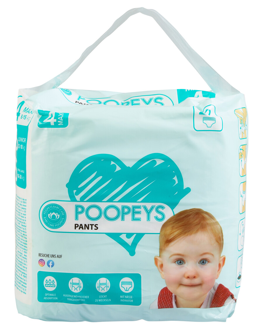 Pantsy POOPEYS Pakiet 22 szt., 8 - 15 kg