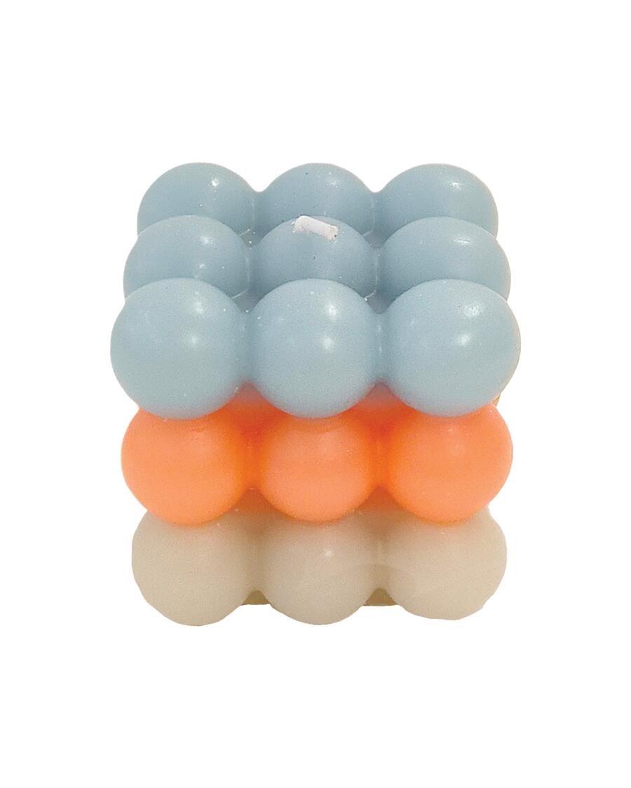 Bubble kaars lichtblauw