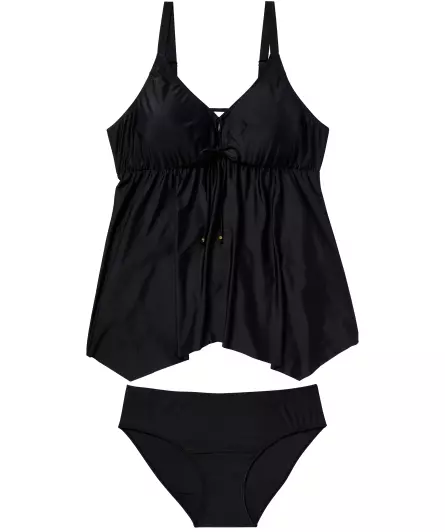 Tankini in zwart