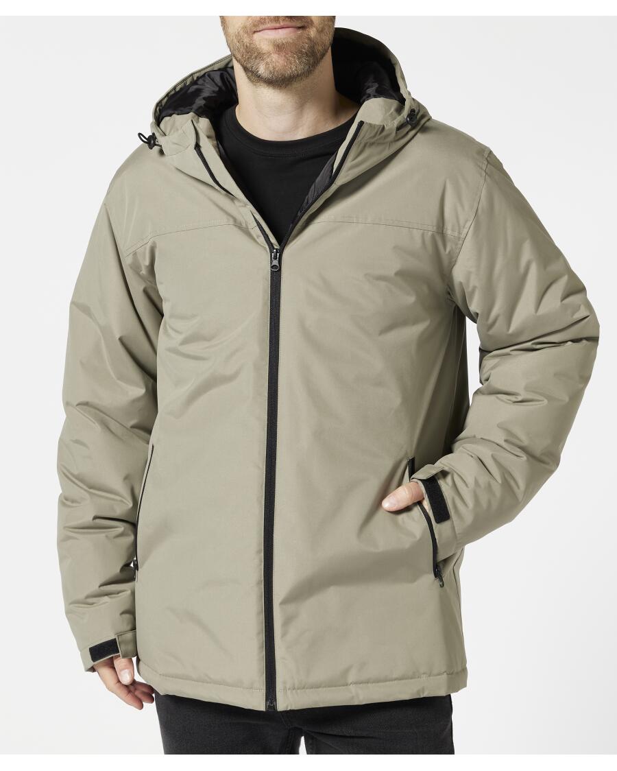 Anorak s vnitřní kapsou khaki