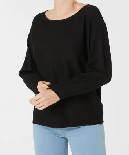 Sweter z cienkiej dzianiny